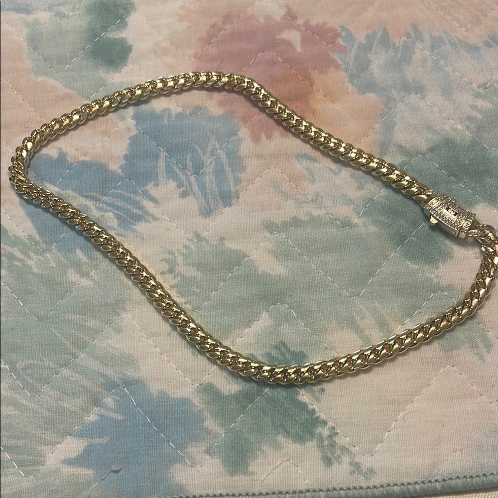 (2) Gold Chain Necklaces